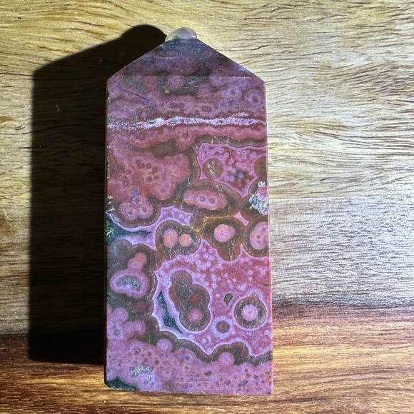 Ocean Jasper Crystal Tower - Picture 3 of 4